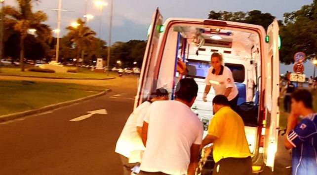 costanera ambulancia policial