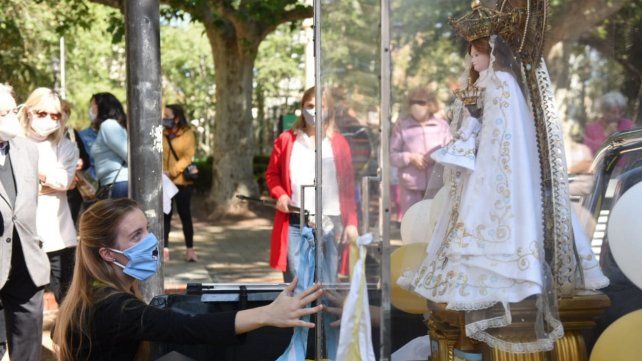 La celebración del Día de la Virgen en pandemia.