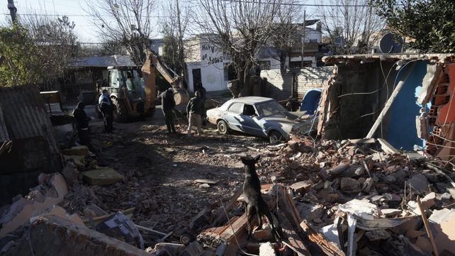 Narcomenudeo en barrio Stella Maris. La casa fue demolida ese jueves en operativo conjunto del Ministerio de Seguridad y Fiscalía