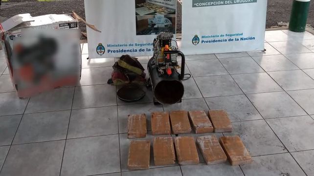 Condenados por envío de 10 kilos de cocaína en un compresor