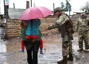 Temporal en Chile: 250 mm en menos de una semana