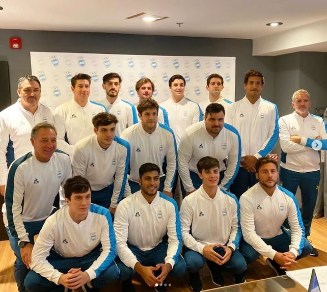 El equipo de waterpolo