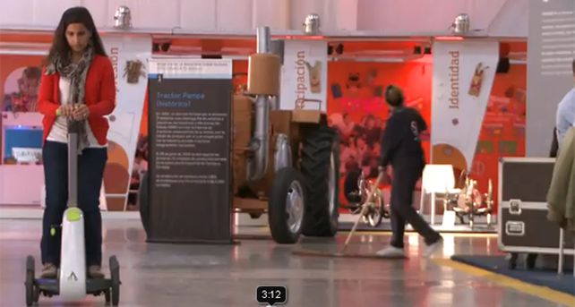 Una rosarina fue premiada en Tecn&oacute;polis por el dise&ntilde;o de un veh&iacute;culo para peatonales