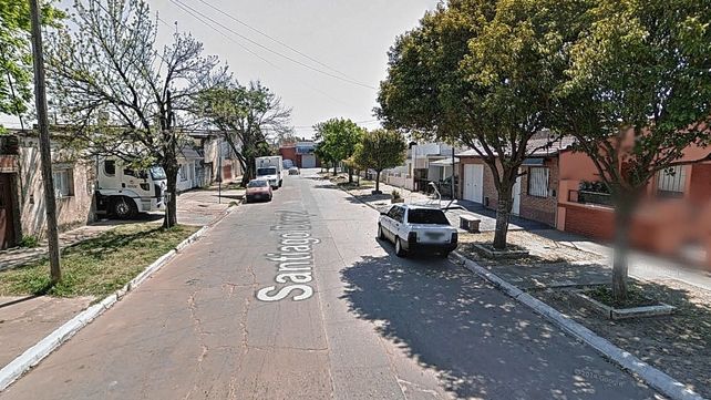 El lugar donde sucedió el violento robo en el que resultó una mujer herida en su cabeza