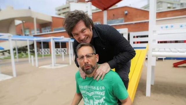 El presidente Javier Milei y su amigo