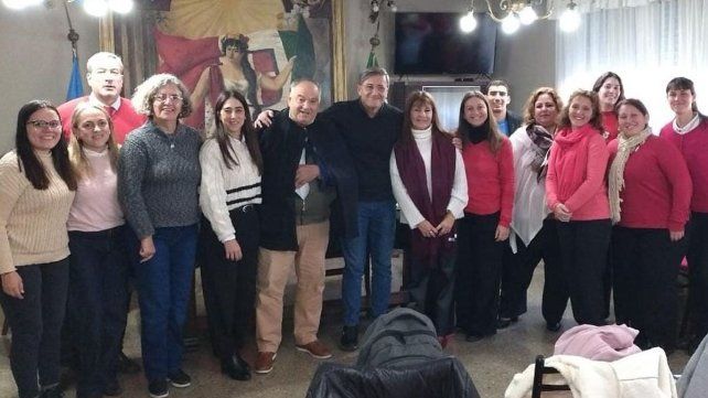 La Sociedad Italiana de Paraná recibió al presidente de la Célula Argentina y Latinoamericana de Cooperativismo y Mutualismo Educacional (CALCME)
