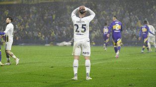 Copetti se lamenta por una de las tantas situaciones desperdiciadas. Por eso el fastidio.