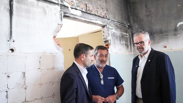 Las obras en el hospital San Roque abarcan el área de la Sala 4 y un sector de consultorios