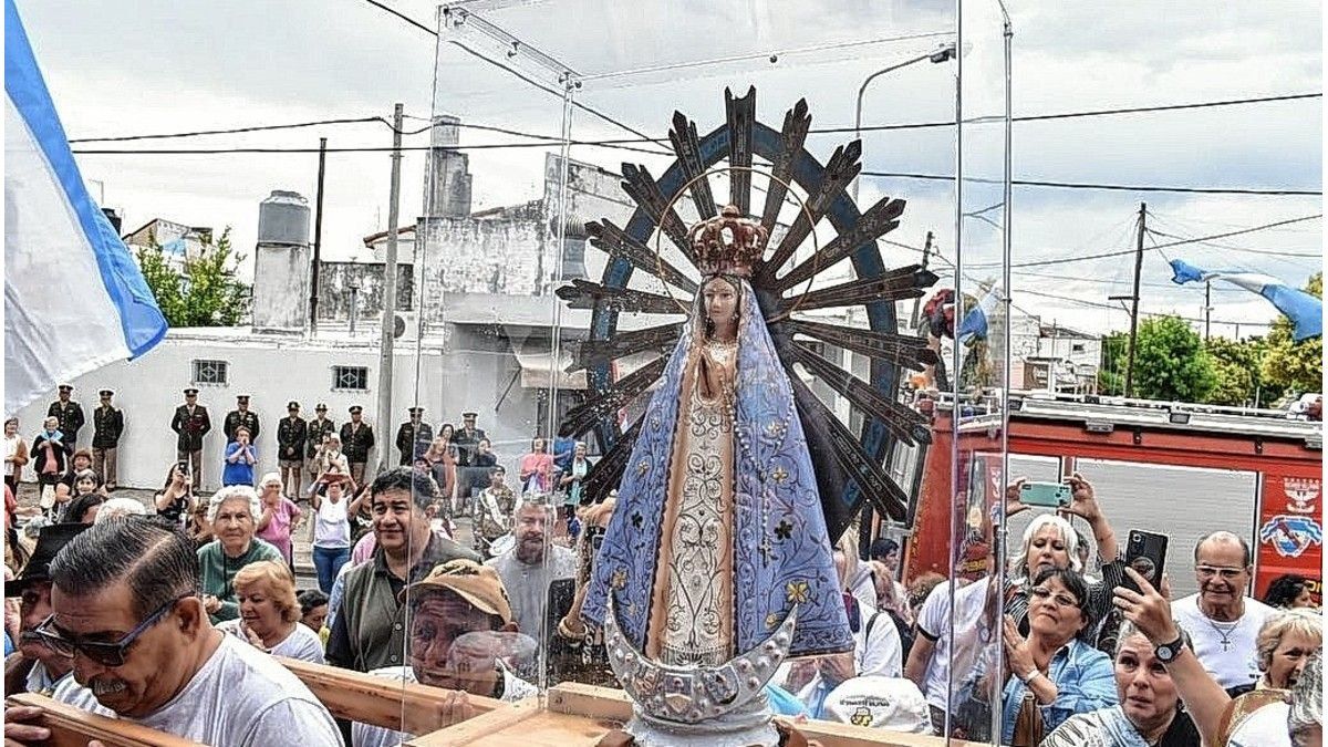 Fiesta patronal de la Virgen de Luján, como cada 8 de mayo