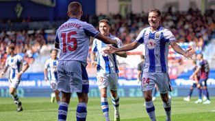 Julián Chicco, desde su partida de Colón, anotó su primer gol en el fútbol español.