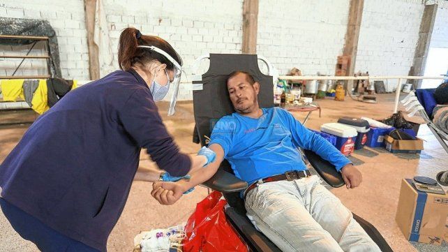 Durante todo el 2021 se realizaron colectas externas de sangre.