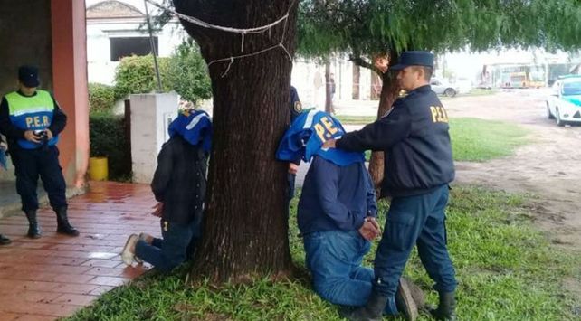 El Gitano y su cómplice al ser detenidos