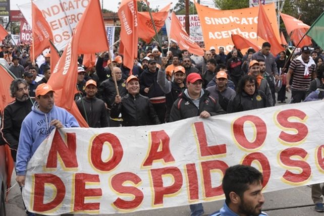 Lucha. Los trabajadores aceiteros dan una dura pelea para que Cargill reincorpore a los despedidos.