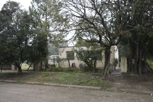 El frente de la casa de Villa Amelia