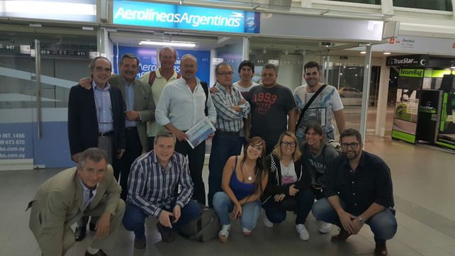 Perodistas de Rosario en Punta del Este.