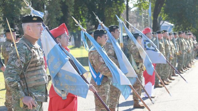¡Sí, juro!!! soldados juraron lealtad a la Bandera
