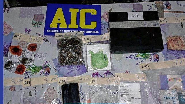 Las drogas secuestradas en los allanamientos