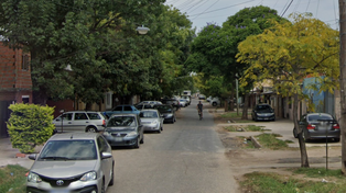 La imagen de la zona donde se realizó el rescate de la joven.