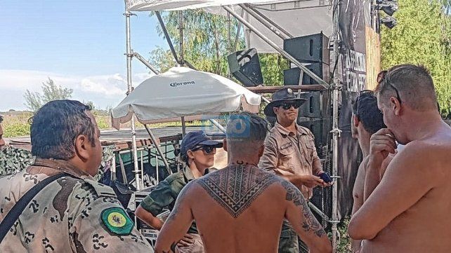 Rosarinos organizaban una fiesta clandestina en las Islas