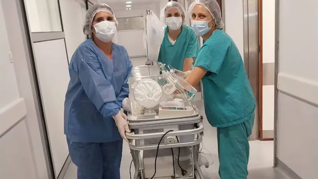 El personal de la Maternidad Provincial de Córdoba.