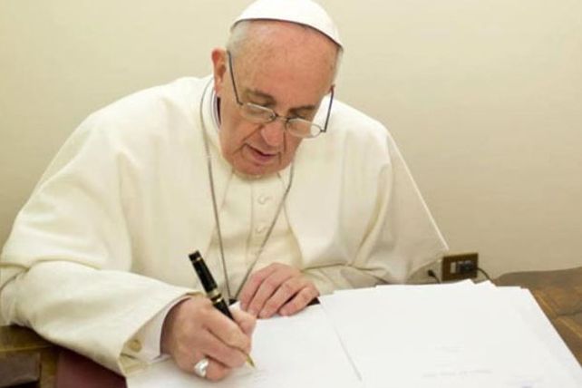El Papa Francisco les envió una misiva a alumnos de Candioti