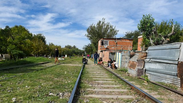 Las vías a la altura de Barra y Tupac Amaru
