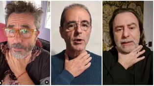 Pablo Granados, Jorge Fandermole y Reynaldo Sietecase, en el video del colectivo #Mirá.