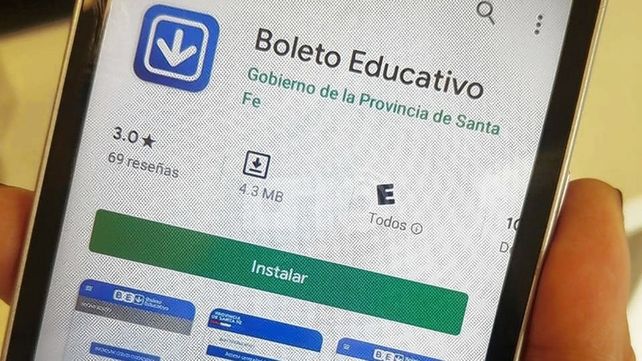 El Boleto Educativo Gratuito puede gestionarse a través de una aplicación