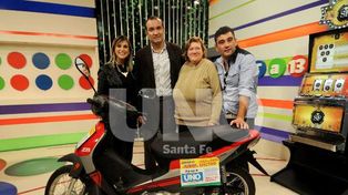 Diario UNO y Todo al 13 entregaron una moto