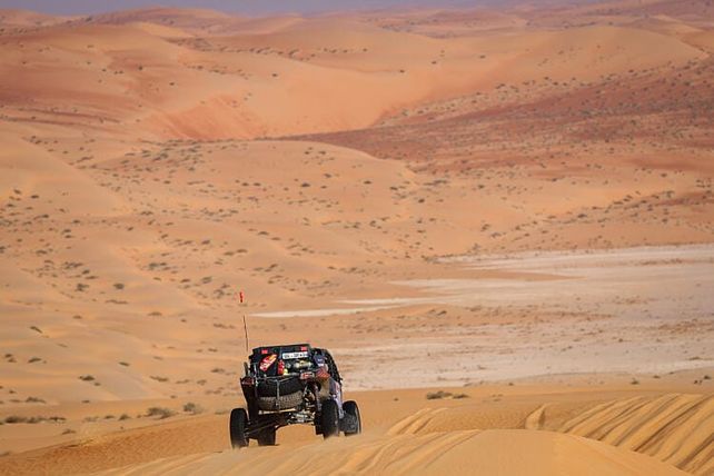 La inmensidad del desierto saudí.
