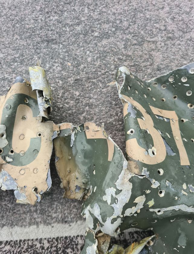 El avión Dagger de la Fuerza Aérea Argentina fuer derribado el 23 de mayo de 1982.