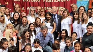 Lifschitz inauguró las obras de ampliación de la Escuela Primaria Nº 21