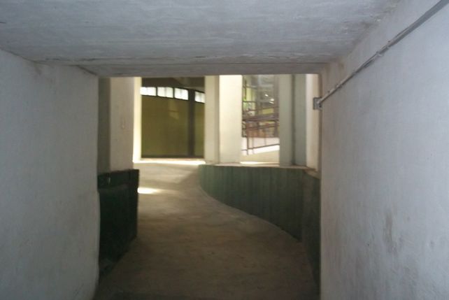 Túnel que conecta el Colegio Inmaculada con el club Ateno. El mismo pasa por debajo de calle 25 de Mayo.