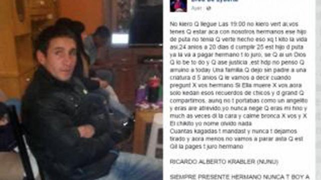 Facebook. Est hijo d puta ya la va a pagar hermano