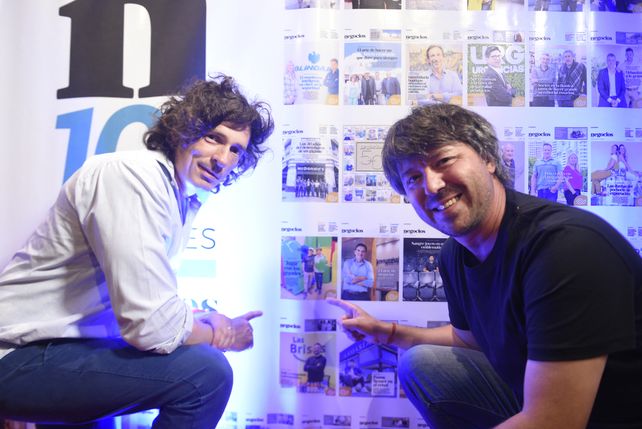 Santiago Garguichevich y Julio Leidi, al frente de la empresa Green Juegos.