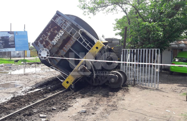 Volvió a descarrilar el tren en la ciudad