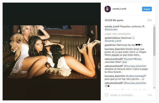 La foto retro de Wanda y Zaira Nara que despertó los ratones de sus seguidores