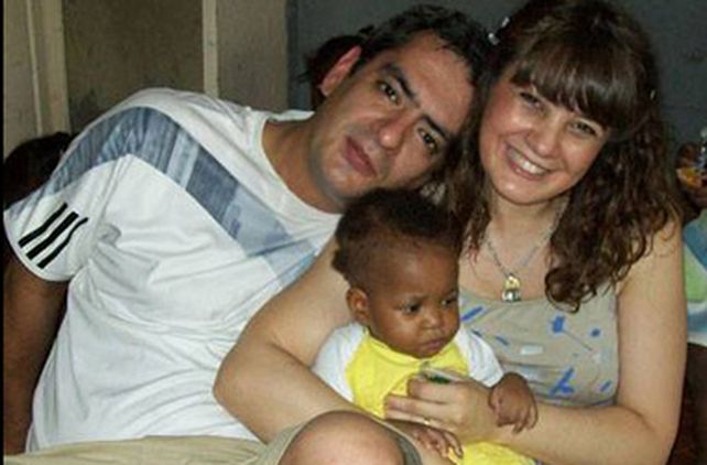 Lleg&oacute; al pa&iacute;s una beba de Hait&iacute; adoptada por un matrimonio mendocino