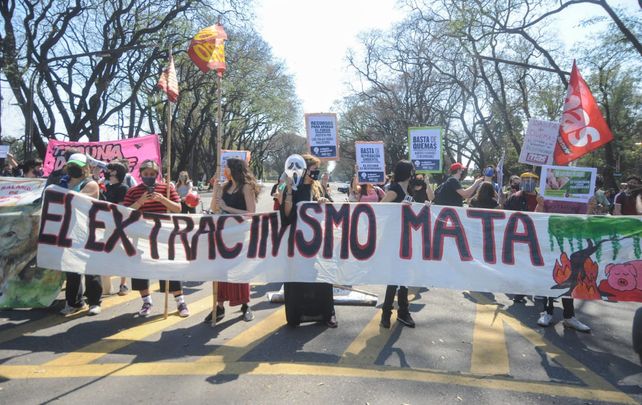 Ambientalistas llevaron a la ex Rural su reclamo por una ley de humedales