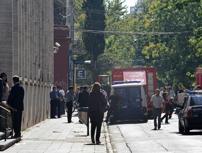El fuego comenzó en el sector donde estaban alojados transitoriamente varios detenidos que debían cumplir con diferentes medidas judiciales. (Foto: S. Salinas)