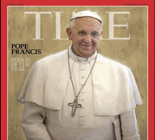 El papa Francisco fue elegido personaje del año por la revista Time