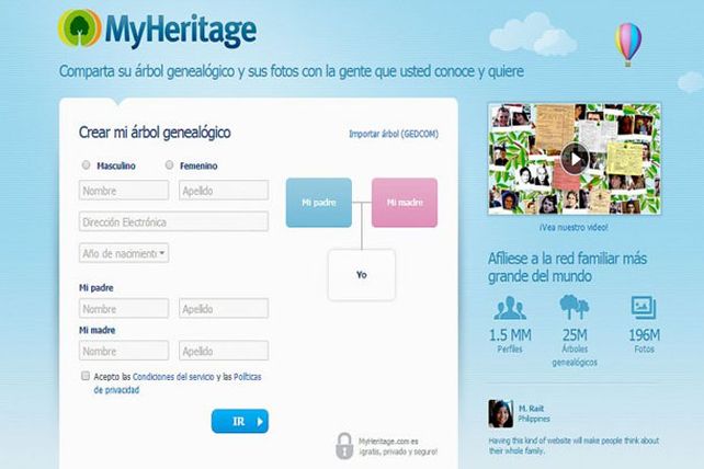 Suben a internet la mayor base de registros de antepasados de Hispanoamérica