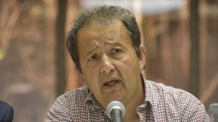 Carlos Del Frade, diputado provincial por el Frente Social y Popular (FSP).