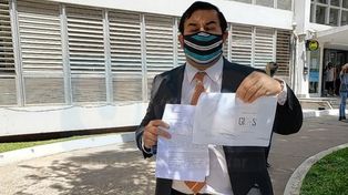 Adolfo Andrés Amarilla, perjudicado por la presunta estafa, se presentó en los Tribunales entrerrianos.
