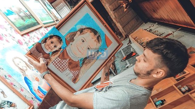 Matías Restano, trazos de un artista con corazón millonario