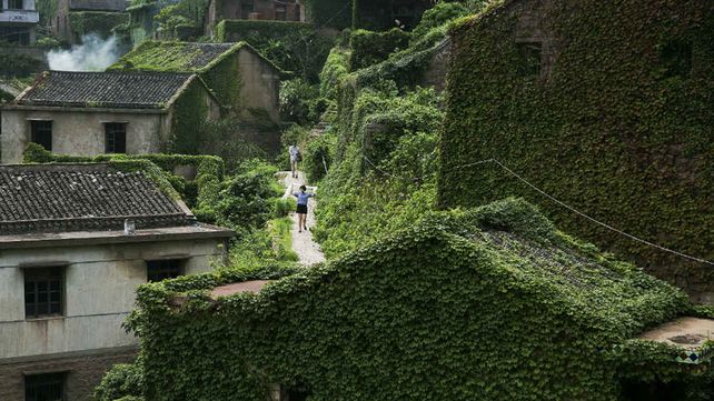Houtouwan, el pueblo que ha sido tomado por la naturaleza