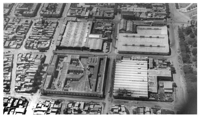 Vista de la Unidad Penitenciaria N ° 3 a fines de la década de 1930. Archivo Fotográfico Museo de la Ciudad.