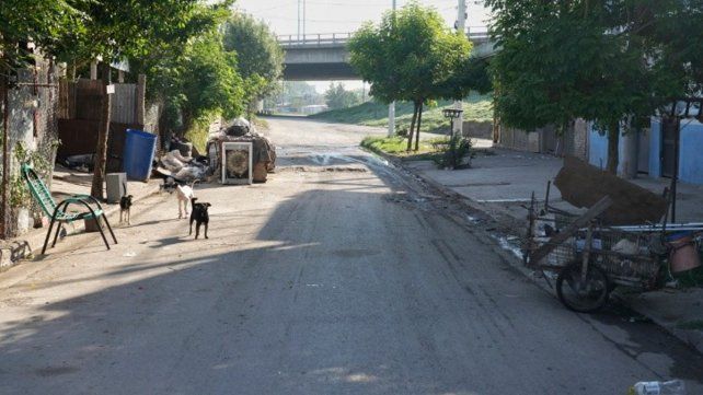 La zona donde se produjo el ataque en barrio Santa Lucía