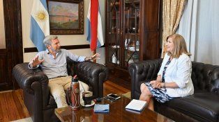 Rogelio Frigerio y Rosario Romero analizaron obras en Paraná