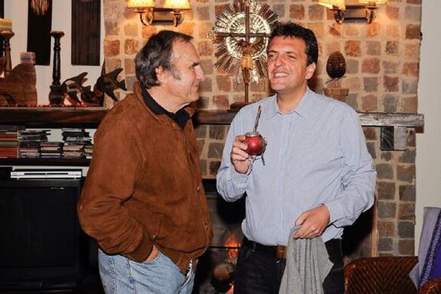 Reapareció Carlos Reutemann y se reunió con Sergio Massa